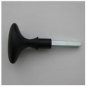 Normstahl Handschmeichler lang, A331400, für DST Kunststoff schwarz