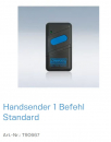 Normstahl Handsender 1 Befehl Standard 40 MHz/FM Abmessungen: 60x110x25 mm, T90667