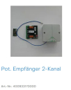Normstahl Potentialfreier Empfänger 2-Befehl, 433 Mhz, 230 V, 400933170000