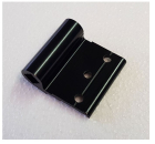 Normstahl Scharnierteil für Garagentüren Alu schwarz