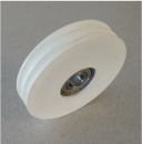 Normstahl, Seilrolle, 2-rillig 65 mm, für Duo Tore