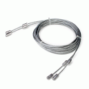 Normstahl Tragseile L:4750 (H2000) TEV (Zugfeder) Deckensektionaltor Smart42.2