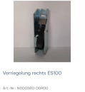 Normstahl Verriegelung rechts komplett ES100 für Deckensektionaltor  ES 100, N000380-00R00