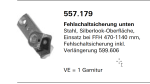 Schüco Janisol Arte 66, Fehlschaltsicherung unten, Artikelnummer, 557.179, Beschläge