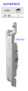 Schüco Kammergetriebe 43 mm, symetrisch  277182, 277 182 LS/RS