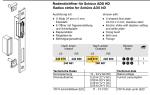Schüco Radientüröffner für Schüco, 240 679, LS; ADS HD