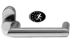 Schüco Türdrücker FSB Design 1016 gekröpfte Ausführung, 240131, 240 131, Drückerstift 9 mm, empfohlen von GUVV