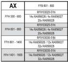 Jansen rp fineline 70W, Kipp Beschlag verdeckt liegend Artikel Nr. RF9103025-51N, 30058704