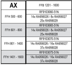 Jansen rp fineline 70W, Kipp Beschlag verdeckt liegend Artikel Nr. RF9103060-51N, 30058711
