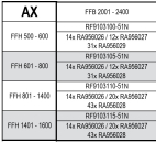 Jansen rp fineline 70W, Kipp Beschlag verdeckt liegend Artikel Nr. RF9103100-51N, 30058719