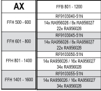 Jansen rp fineline 70W, Kipp Beschlag verdeckt liegend Artikel Nr. RF9103040-51N, 30058707