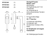 rp fineline 70W, Steckgriff Fenster Modell 